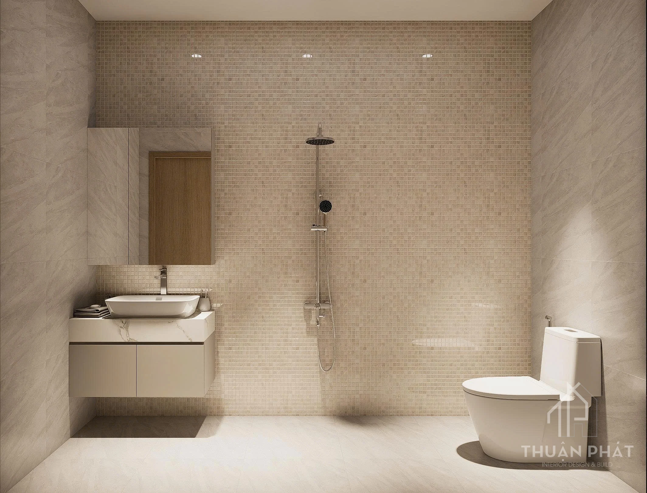 Thiết Kế Nội Thất Bình Dương 210m2 Sang Trọng - Nhà Chị Trang - Hình ảnh 43