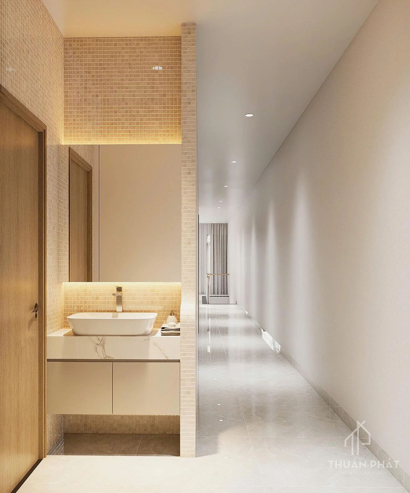Thiết Kế Nội Thất Bình Dương 210m2 Sang Trọng - Nhà Chị Trang - Hình ảnh 16